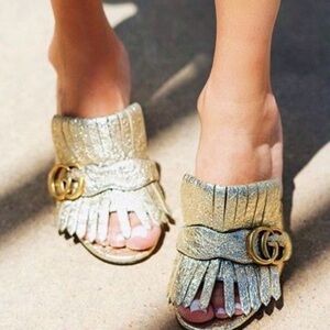 Gucci Marmont GG Slide Sandals